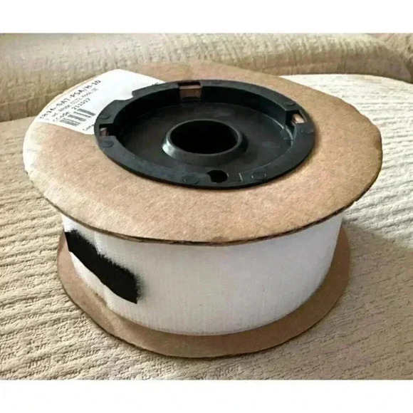 MJ May Other - 3816-SAT-PSA/H-10 Velcro Brand, Adhesive Nylon Hook Fastener 2" W x 10', White